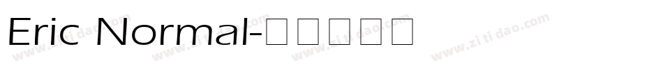 Eric Normal字体转换
